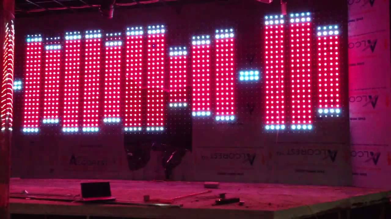 Hiệu ứng đèn nhấp nháy trên mạch led karaoke