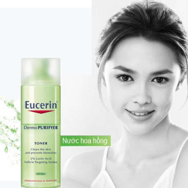 Nước hoa hồng cho da mụn Eucerin Dermo Purifyer Toner 200ml