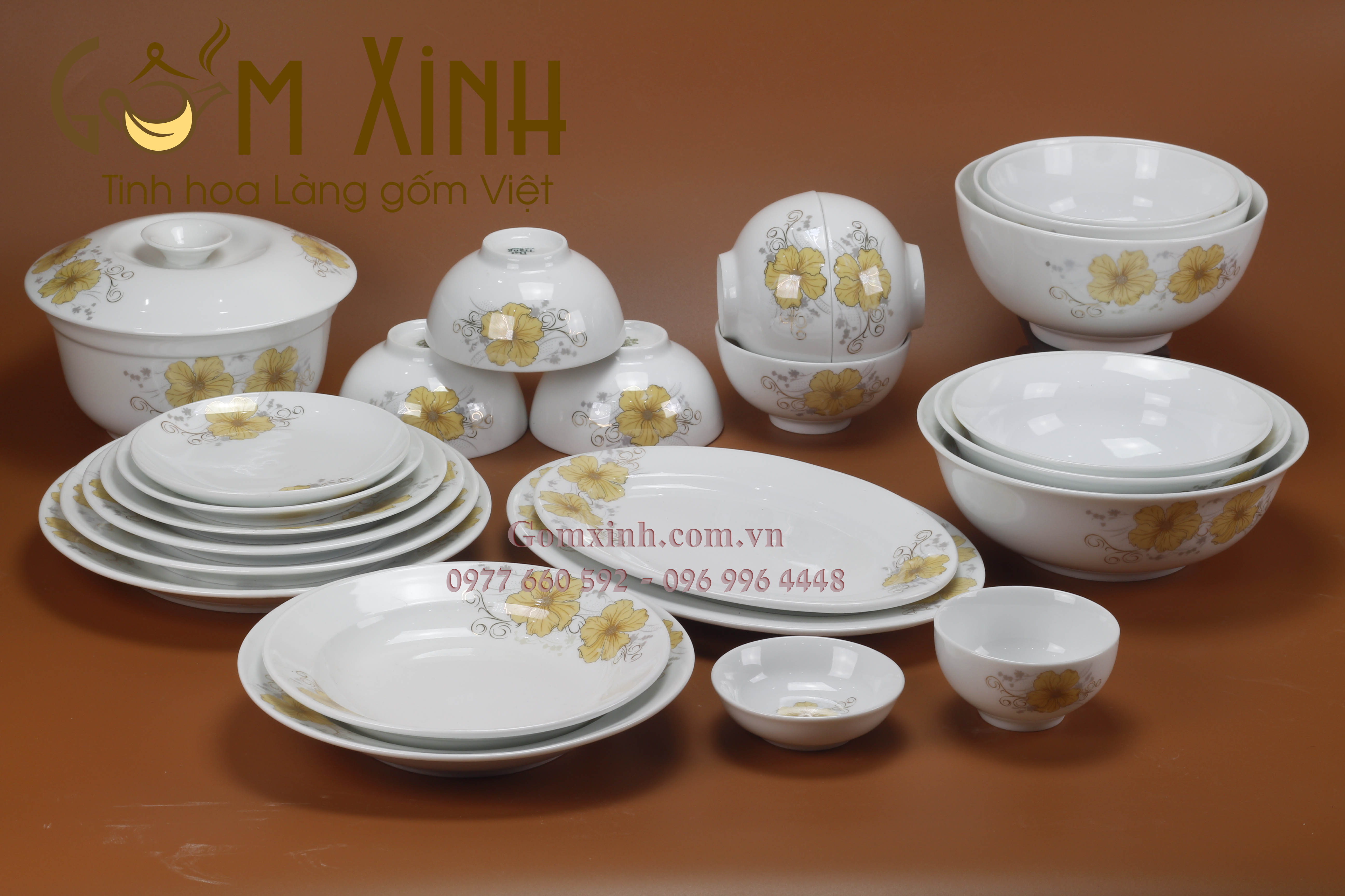 Gợi ý chọn bát đĩa, bộ đồ ăn Bát Tràng dịp Tết