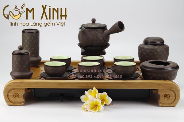 7 Bộ Ấm Chén Uống Trà Cao Cấp Đẹp Mê Ly "nhìn là muốn mua" - gốm sứ Bát Tràng