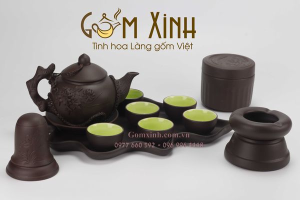 Địa chỉ mua giá ấm chén Bát Tràng giá rẻ, đẹp tại Hà Nội