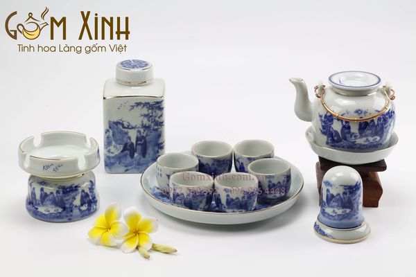 Địa chỉ mua ấm chén Bát Tràng giả cổ uy tín nhất tại Hà Nội