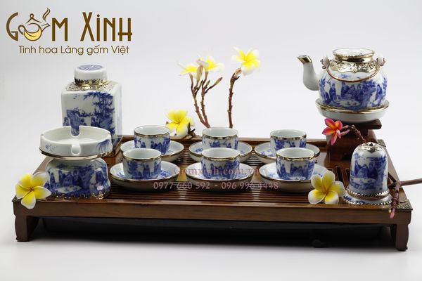 Tìm mua mẫu ấm chén Bát Tràng giá rẻ đẹp tại Gốm Xinh