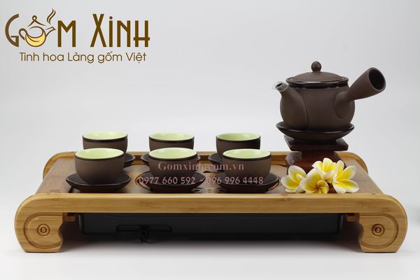 ấm chén Bát Tràng - quà tặng tết cho khách hàng đẹp - rẻ - sang