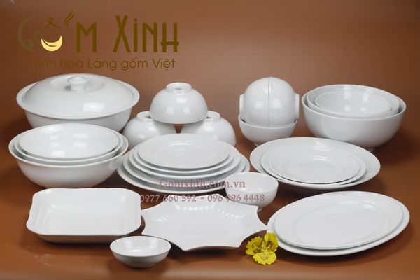 Tìm mua bát đĩa bát tràng đẹp giá rẻ uy tín nhất tại HN, TPHCM