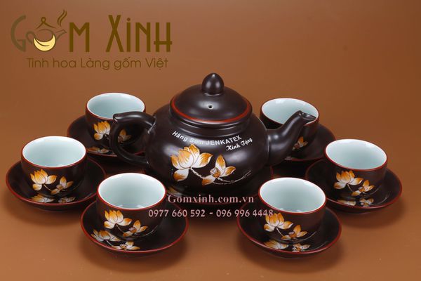 Nhận Làm Các Mẫu Ấm Chén Bát Tràng In Logo Đẹp Giá Xuất Xưởng