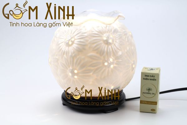 Tìm hiểu về các mẫu đèn xông tinh dầu Bát Tràng đẹp