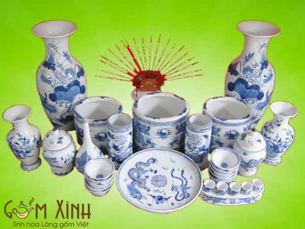 Ngắm trọn bộ top 12 mẫu đồ thờ cúng bát tràng đẹp rẻ nhất tại Hà Nội
