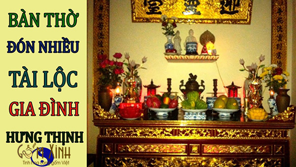 Tư Vấn: Cách Đặt Lọ Lộc Bình Trên Bàn Thờ Như Thế Nào Đẹp Hợp Phong Thủy