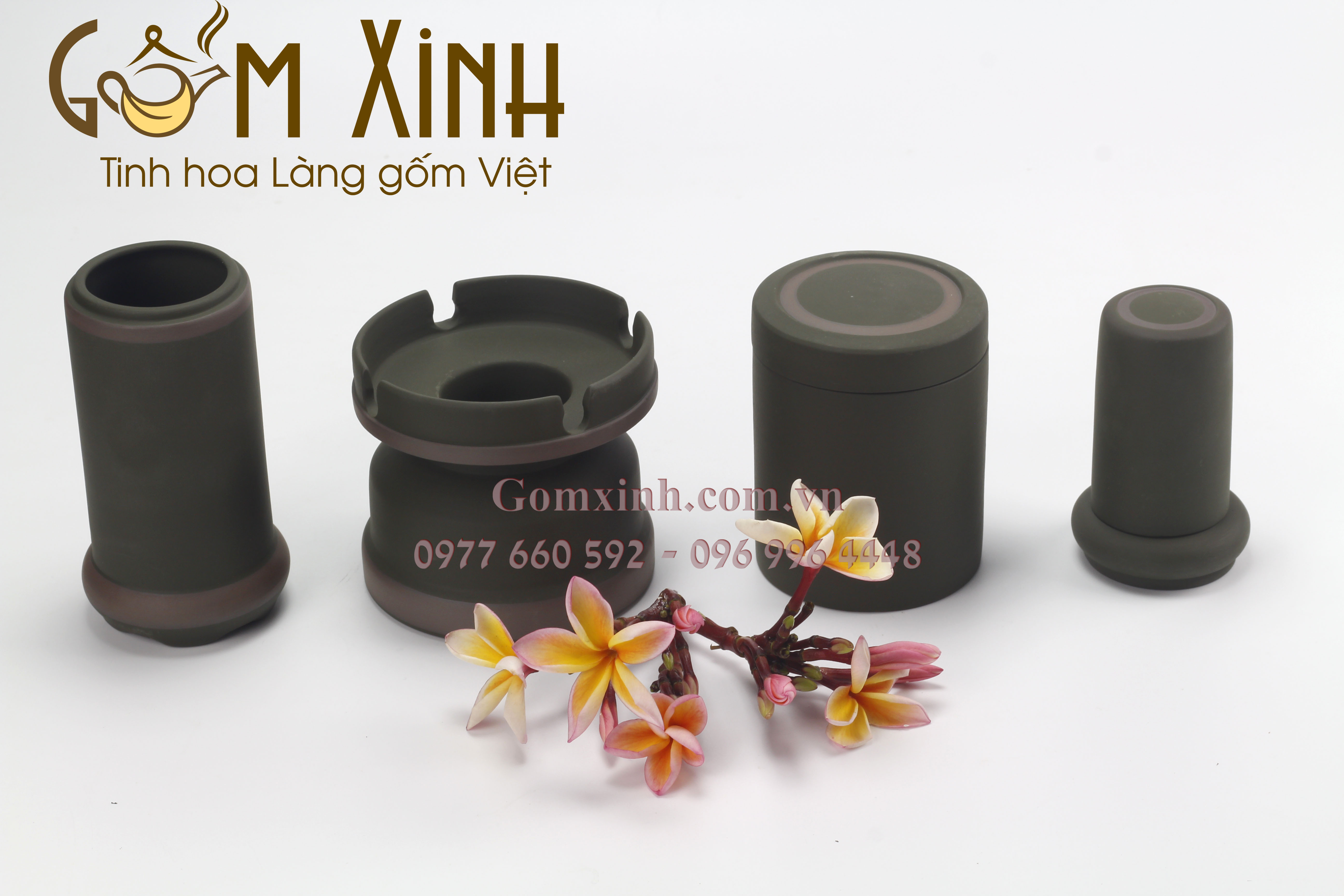 Phụ kiện ấm chén XANH RÊU