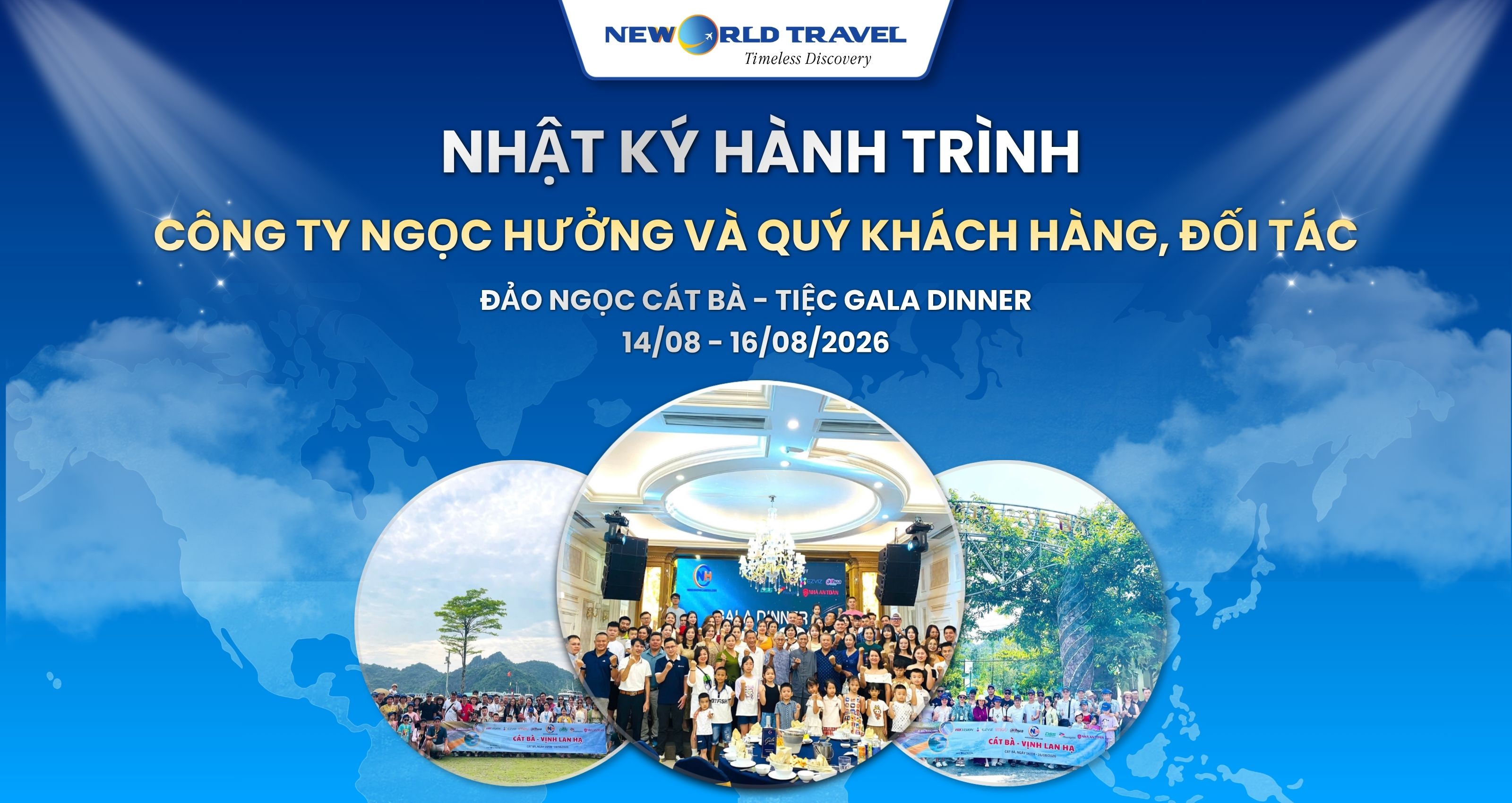 Công ty Ngọc Hưởng cùng Quý khách hàng, đối tác khám phá Đảo ngọc Cát Bà (14/08 - 16/08/2026)
