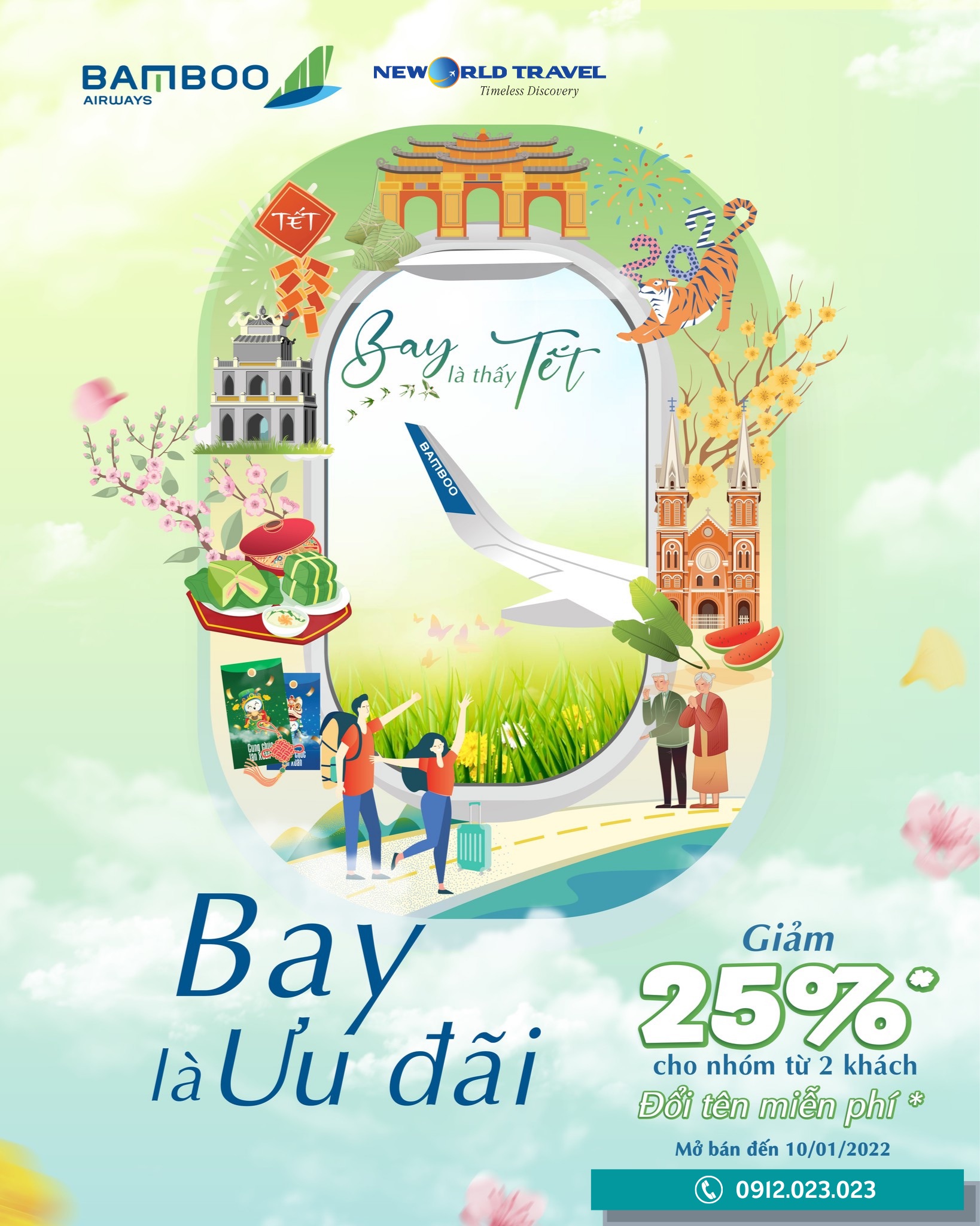 BAY LÀ THẤY TẾT - ƯU ĐÃI THÊM GẮN KẾT