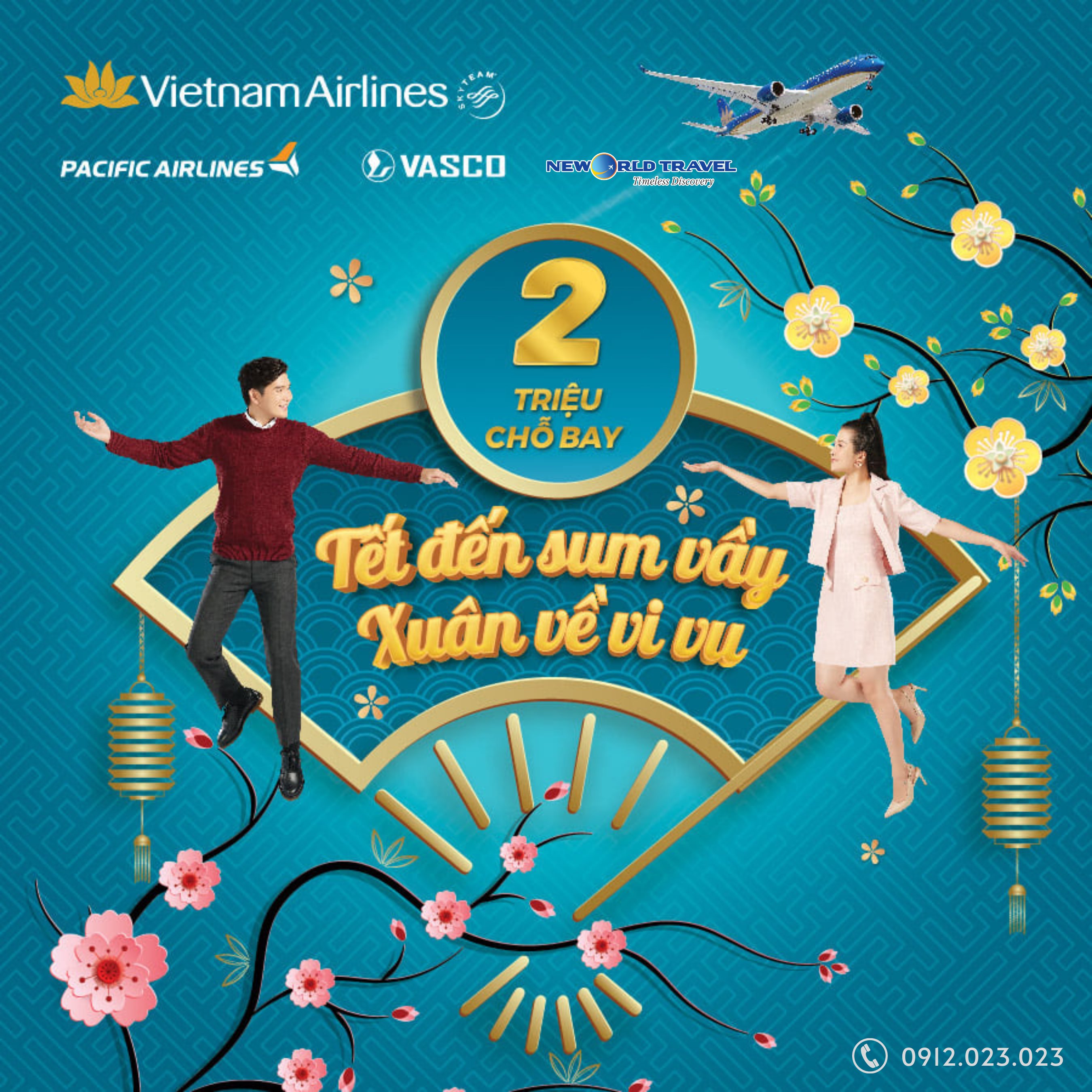 Bay cùng Vietnam Airlines Tết Nguyên Đán 2022