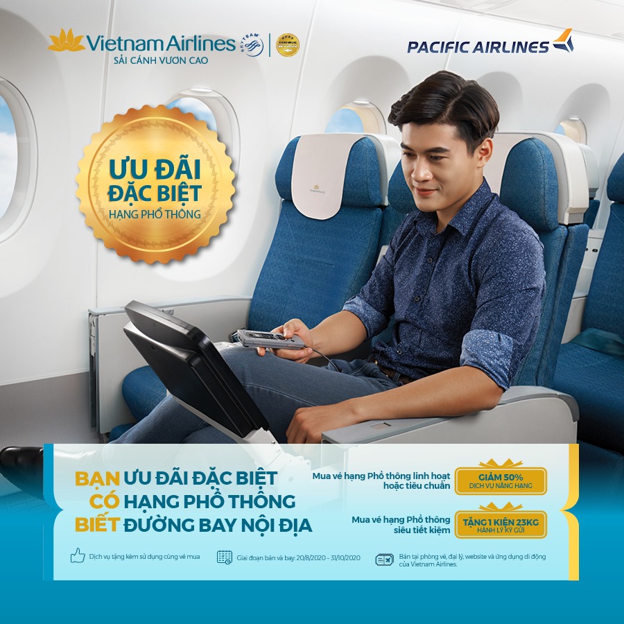 ƯU ĐÃI ĐẶC BIỆT HẠNG PHỔ THÔNG HÀNH TRÌNH NỘI ĐỊA