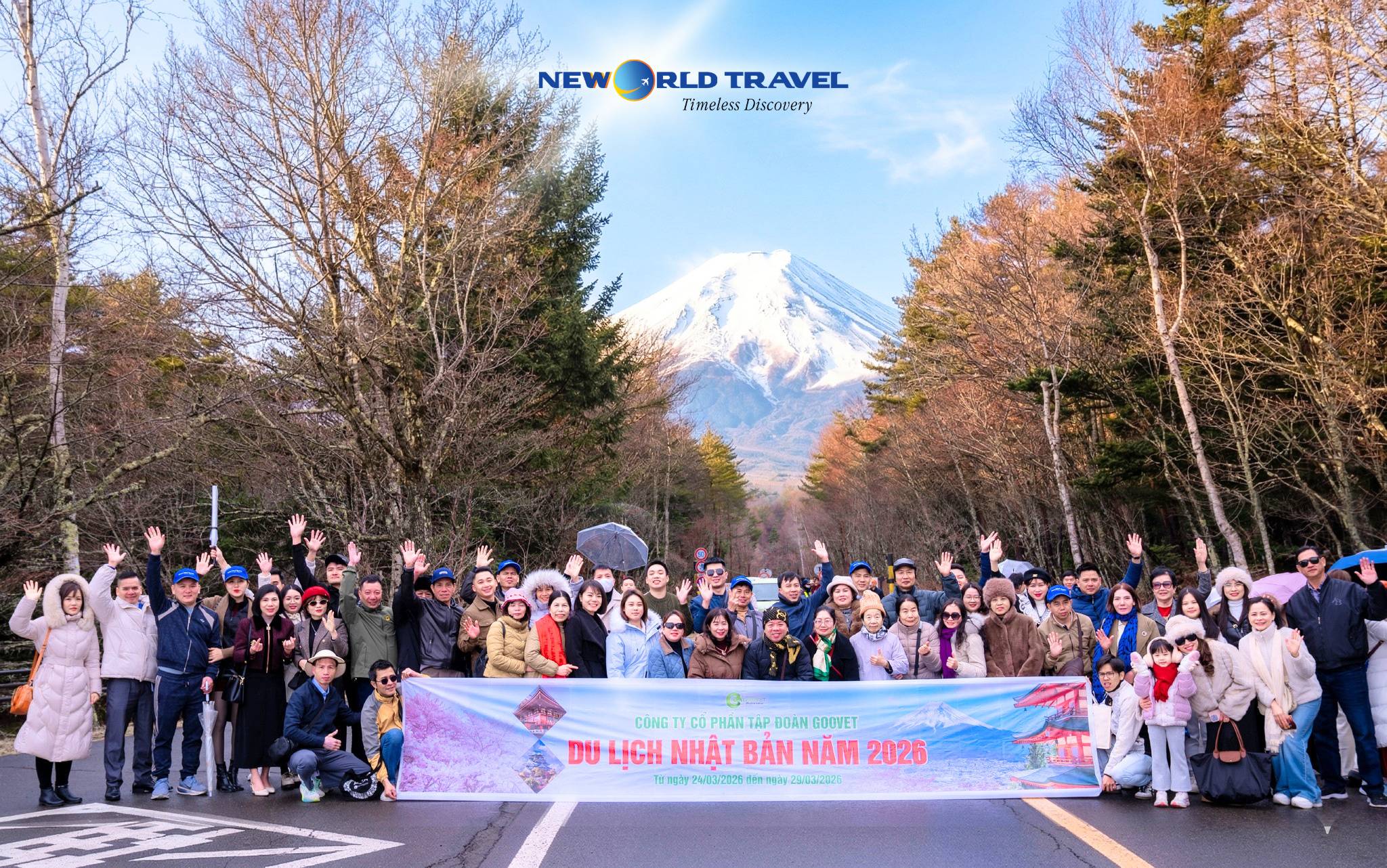 Quý đoàn Goovet khám phá Nhật Bản mùa Hoa anh đào 🌸 Tokyo - Fuji - Nagoya - Kyoto - Osaka 6N5Đ từ 24/03 - 29/03/2026