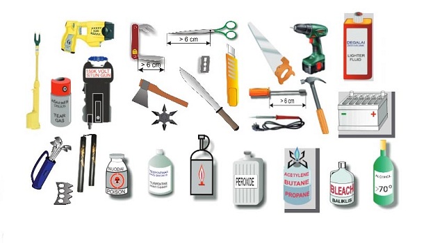 Những thứ bị cấm mang lên máy bay có thể bạn chưa biết