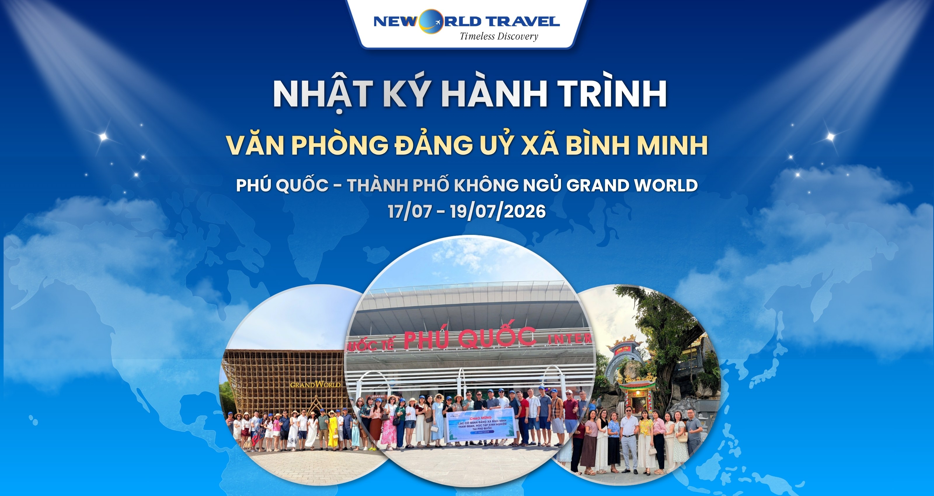 Văn phòng đảng ủy xã Bình Minh khám phá đảo ngọc Phú Quốc (17/07 - 19/07/2026)