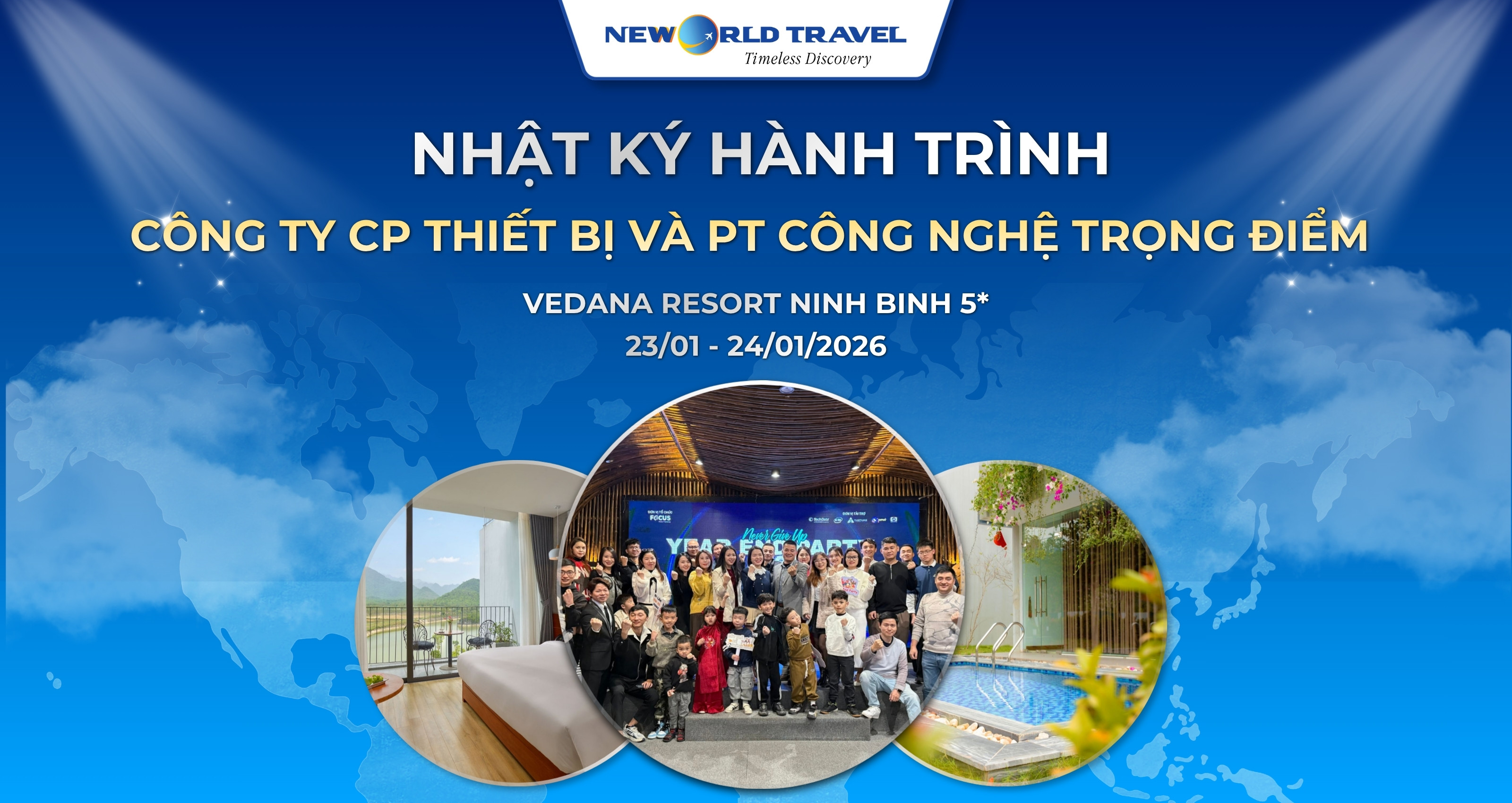 Công ty cổ phần thiết bị và phát triển công nghệ Trọng Điểm tại Vedana Resort Ninh Bình (23/01 - 24/01/2026)