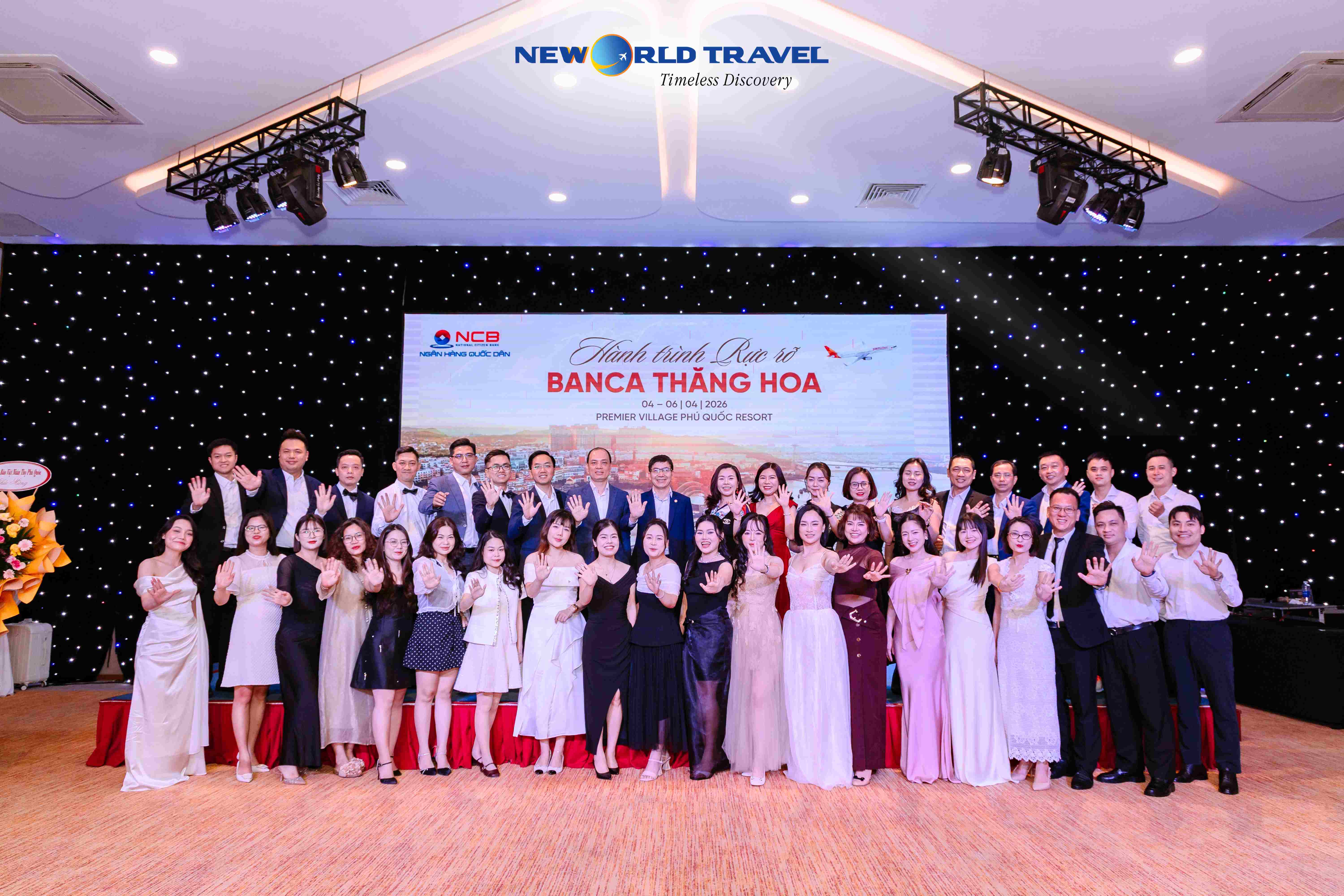 ️🎊 Tiệc Gala dinner sang trọng và bùng cháy tại Đảo Ngọc Phú Quốc cùng Ngân hàng Quốc Dân NCB ️🎉