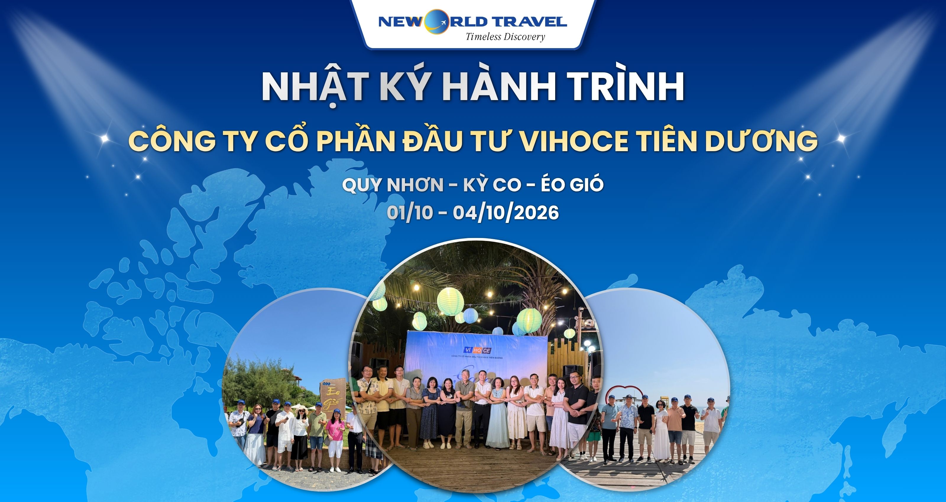 Nhật ký hành trình Vihoce Tiên Dương - Nghỉ dưỡng Quy Nhơn và Gala Dinner (01–04/10/2026)