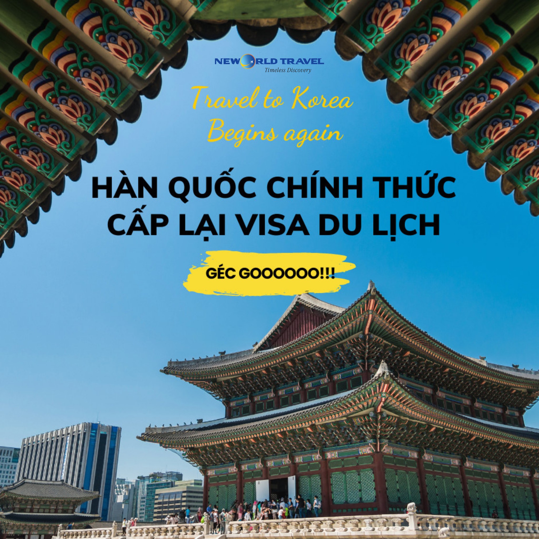 [TCBC] HÀN QUỐC CHÍNH THỨC CẤP LẠI VISA DU LỊCH NGẮN HẠN C-3 DÀNH CHO DU KHÁCH QUỐC TẾ VÀ VIỆT NAM