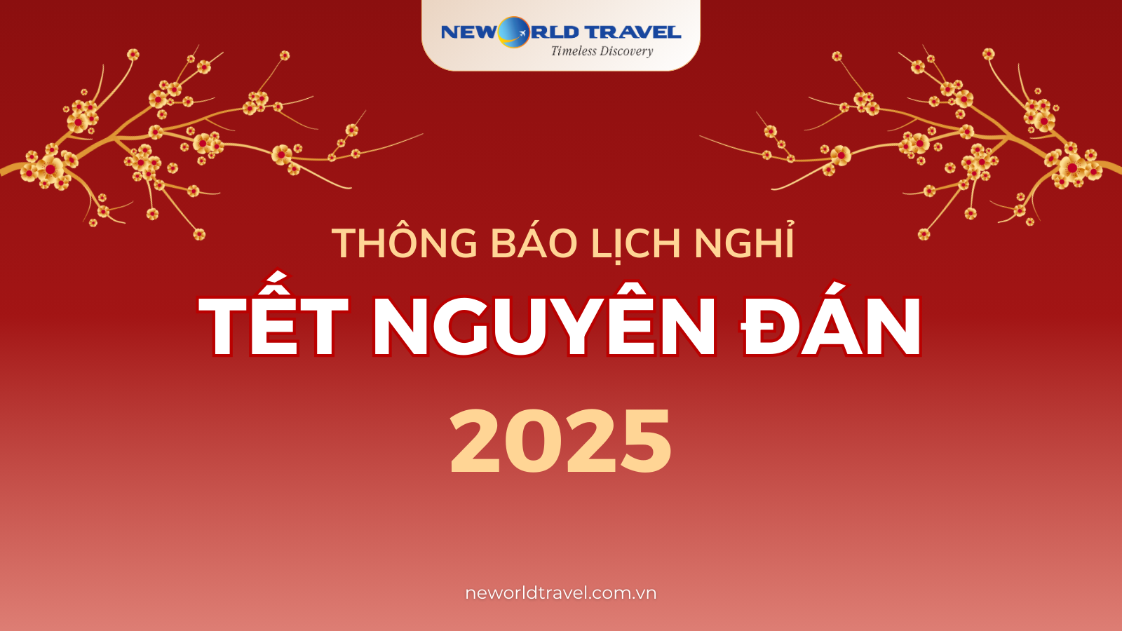 THÔNG BÁO LỊCH NGHỈ TẾT NGUYÊN ĐÁN ẤT TỴ 2025