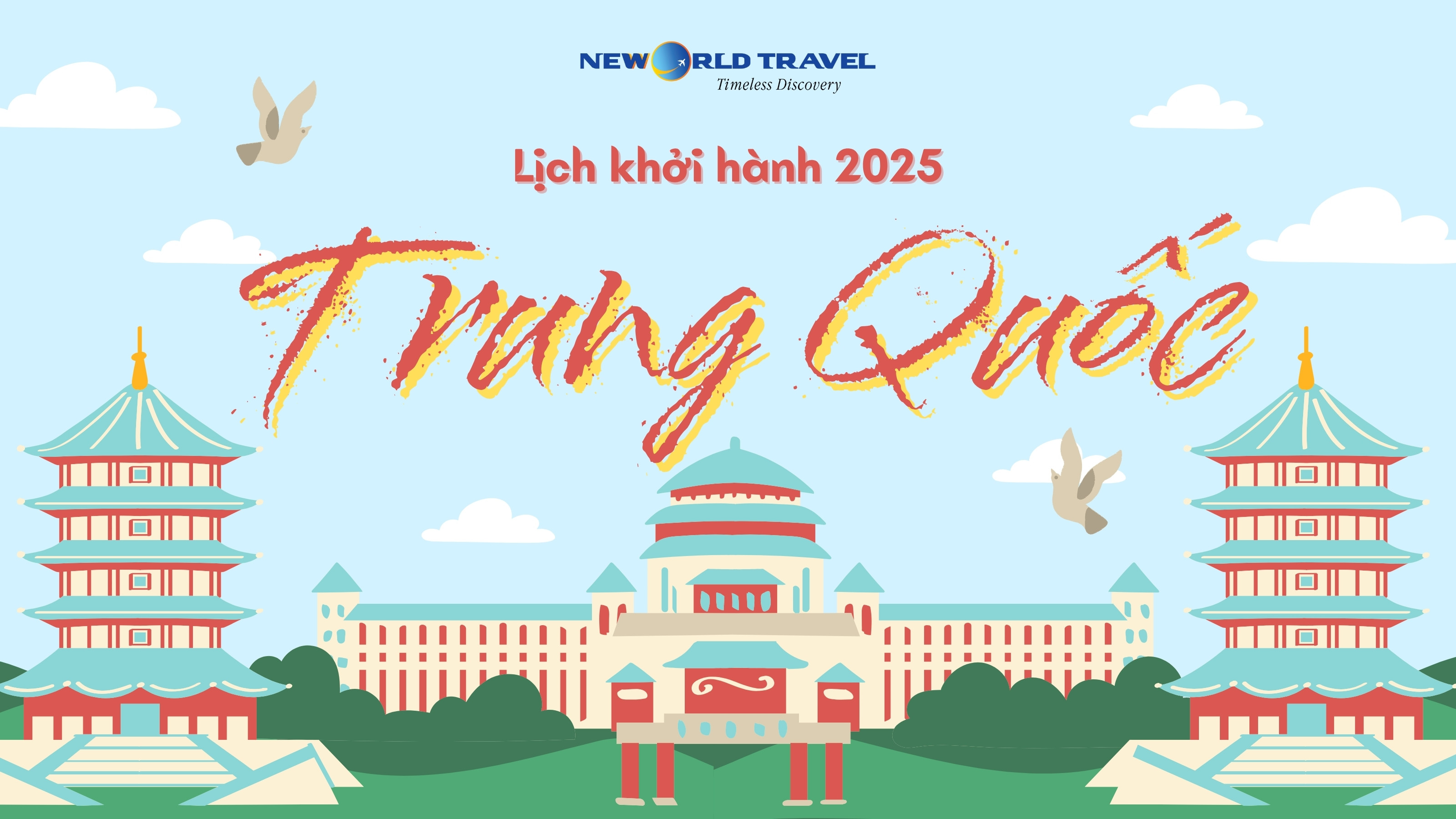 Lịch khởi hành tour Trung Quốc 2025