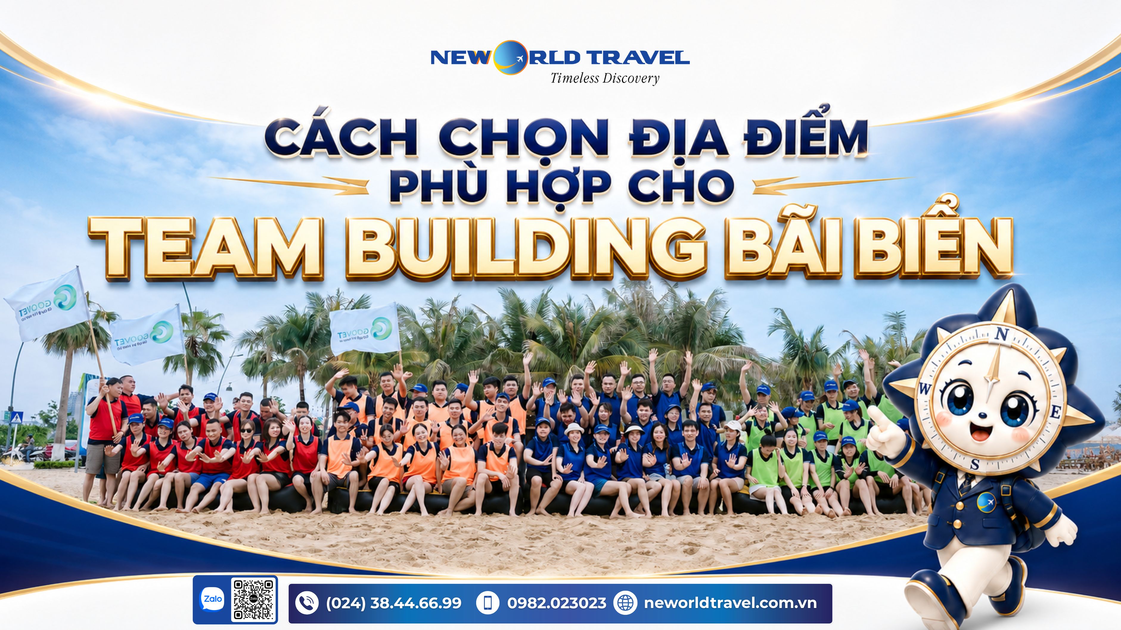 🌊 CÁCH CHỌN ĐỊA ĐIỂM PHÙ HỢP CHO TEAM BUILDING BÃI BIỂN