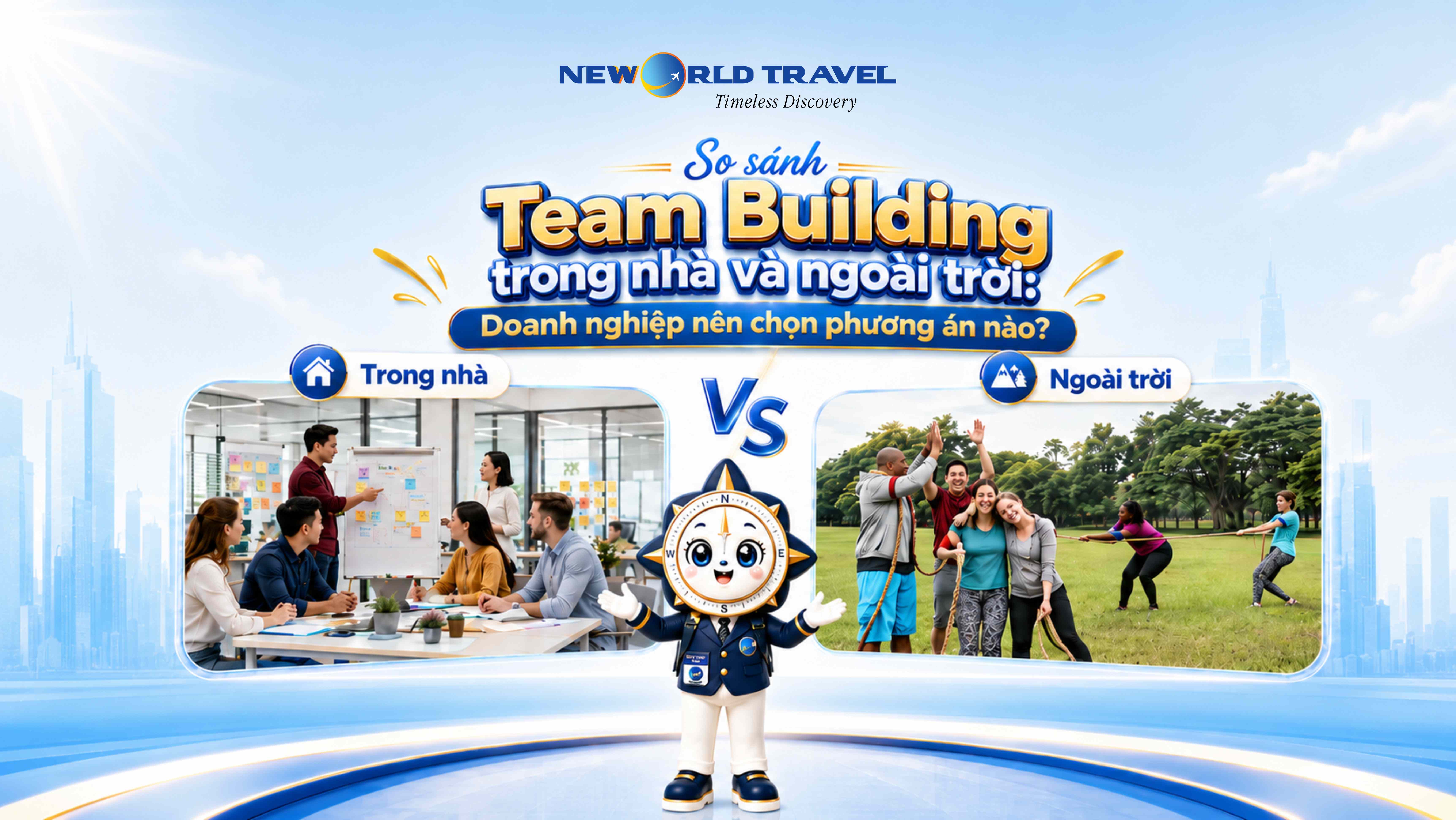 So sánh Team Building trong nhà và ngoài trời: Doanh nghiệp nên chọn phương án nào?