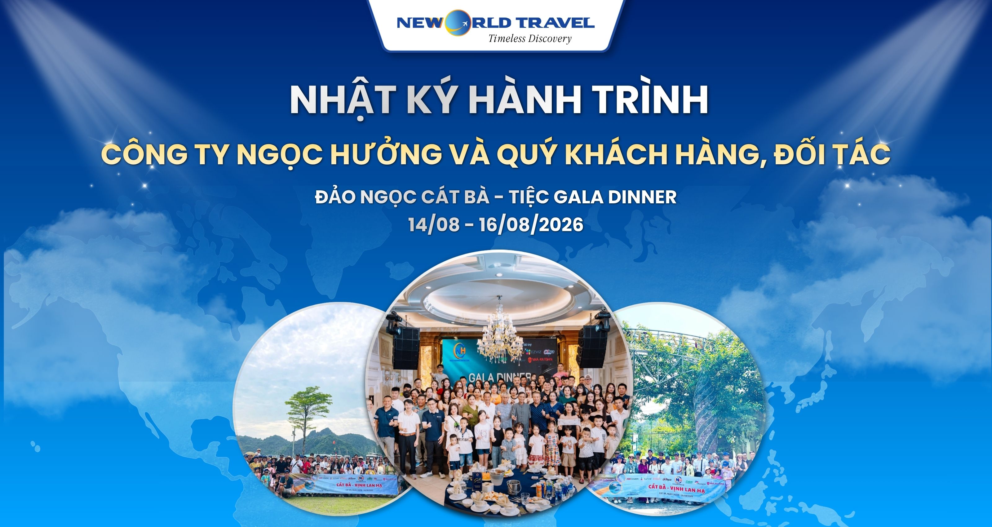 Công ty Ngọc Hưởng cùng Quý khách hàng, đối tác khám phá Đảo ngọc Cát Bà (14/08 - 16/08/2026)