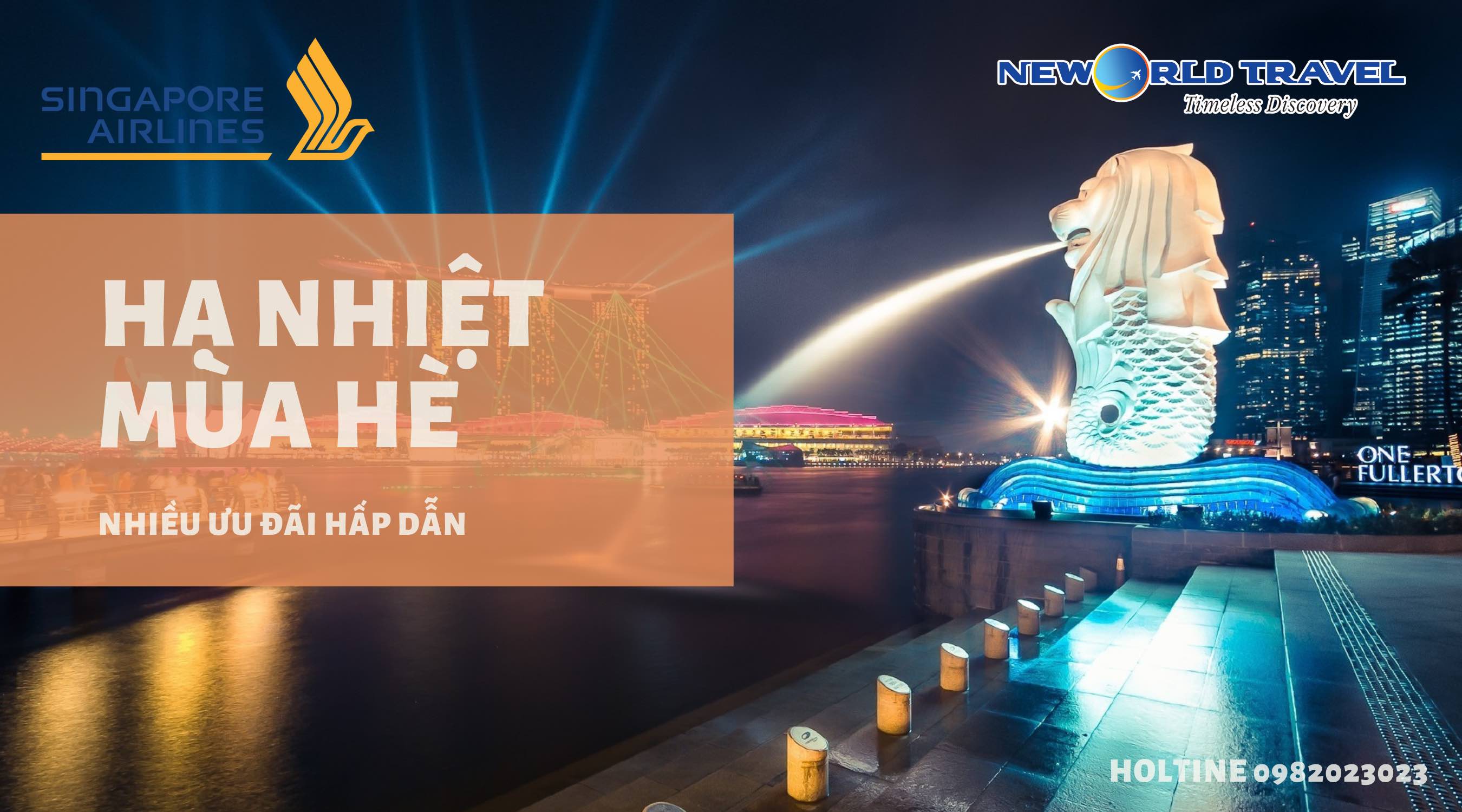 HẠ NHIỆT MÙA HÈ VỚI CHƯƠNG TRÌNH KHUYẾN MẠI HÈ CỦA SINGAPORE AIRLINES