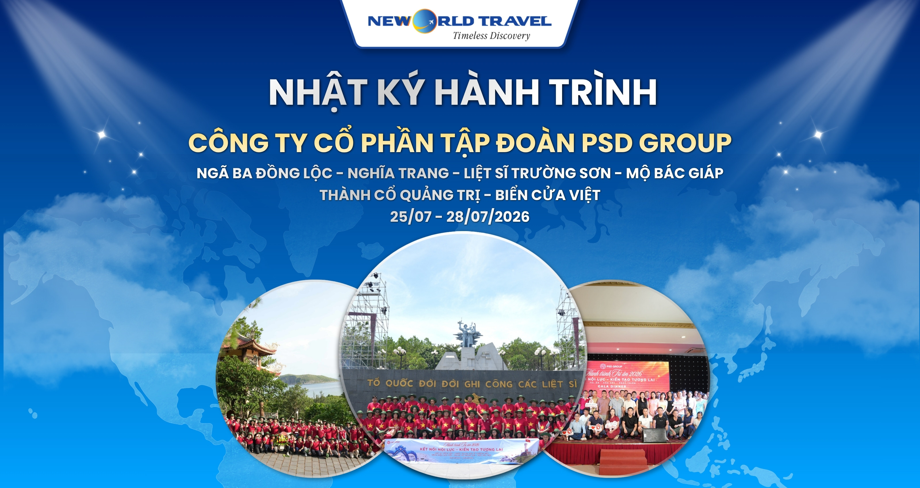 Công ty cổ phần tập đoàn PSD Group | Quảng Trị tháng 7 - Hành trình tri ân - Gala dinner (25/07 - 28/07/2026)
