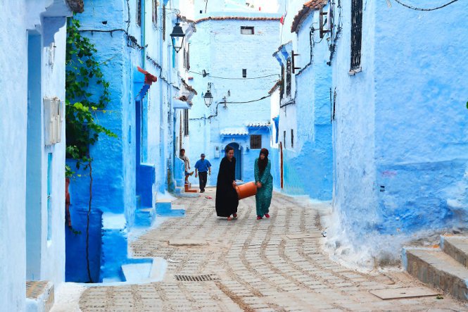 Khám phá thành phố màu xanh thiên đường Chefchaouen