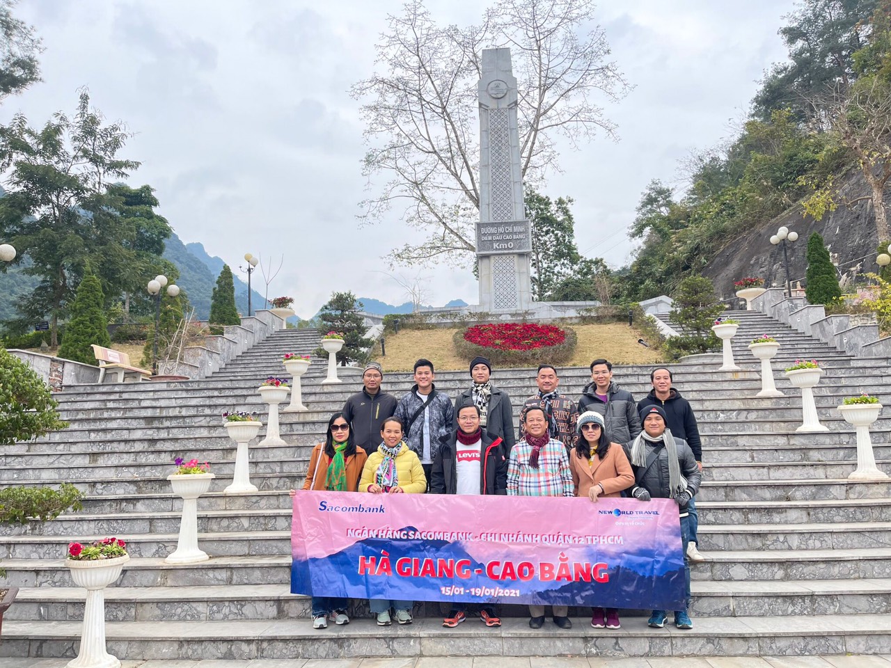 ĐOÀN NGÂN HÀNG SACOMBANK - CN Q12 TP.HCM THAM QUAN TRẢI NGHIỆM HÀ GIANG – CAO BẰNG TỪ NGÀY 15/01 – 19/01/2021