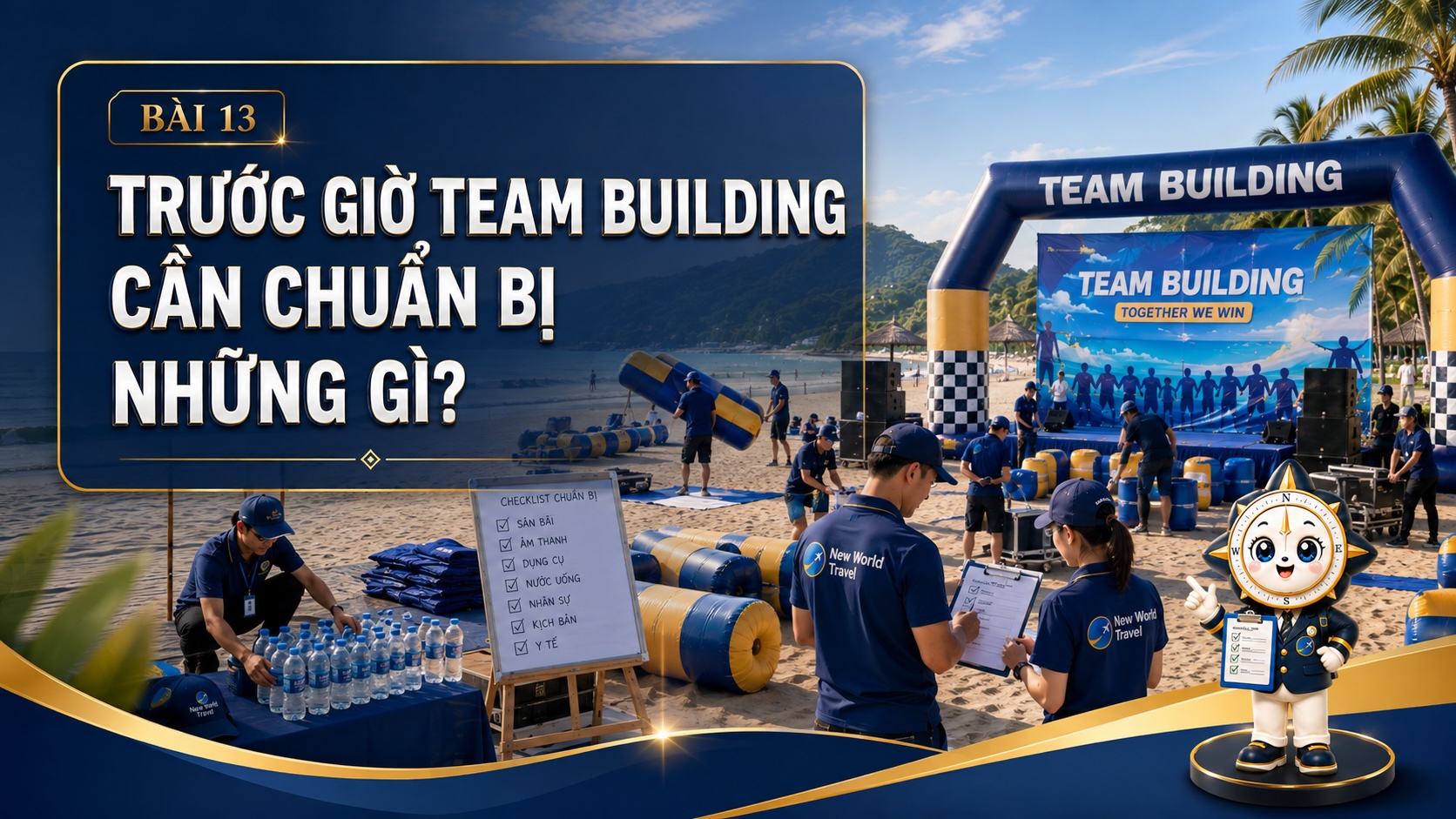 Trước giờ Team Building cần chuẩn bị những gì?