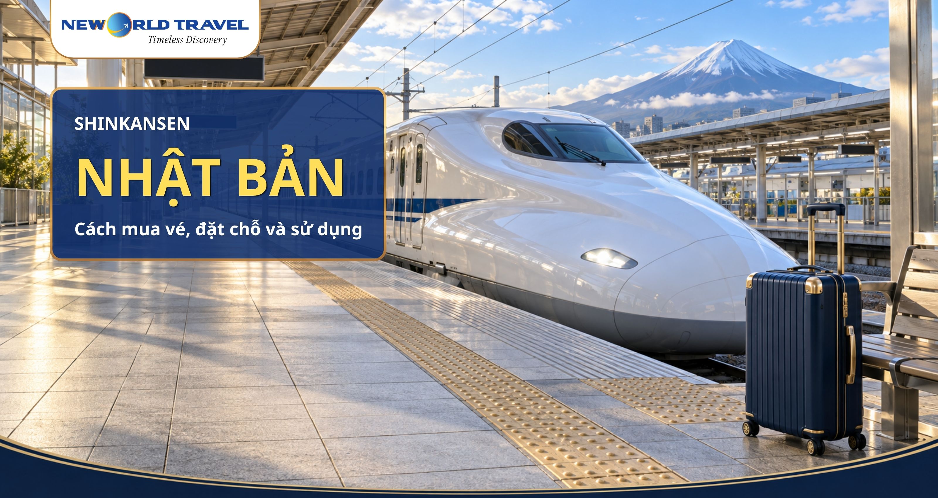 Shinkansen Nhật Bản: Cách mua vé, đặt chỗ và sử dụng