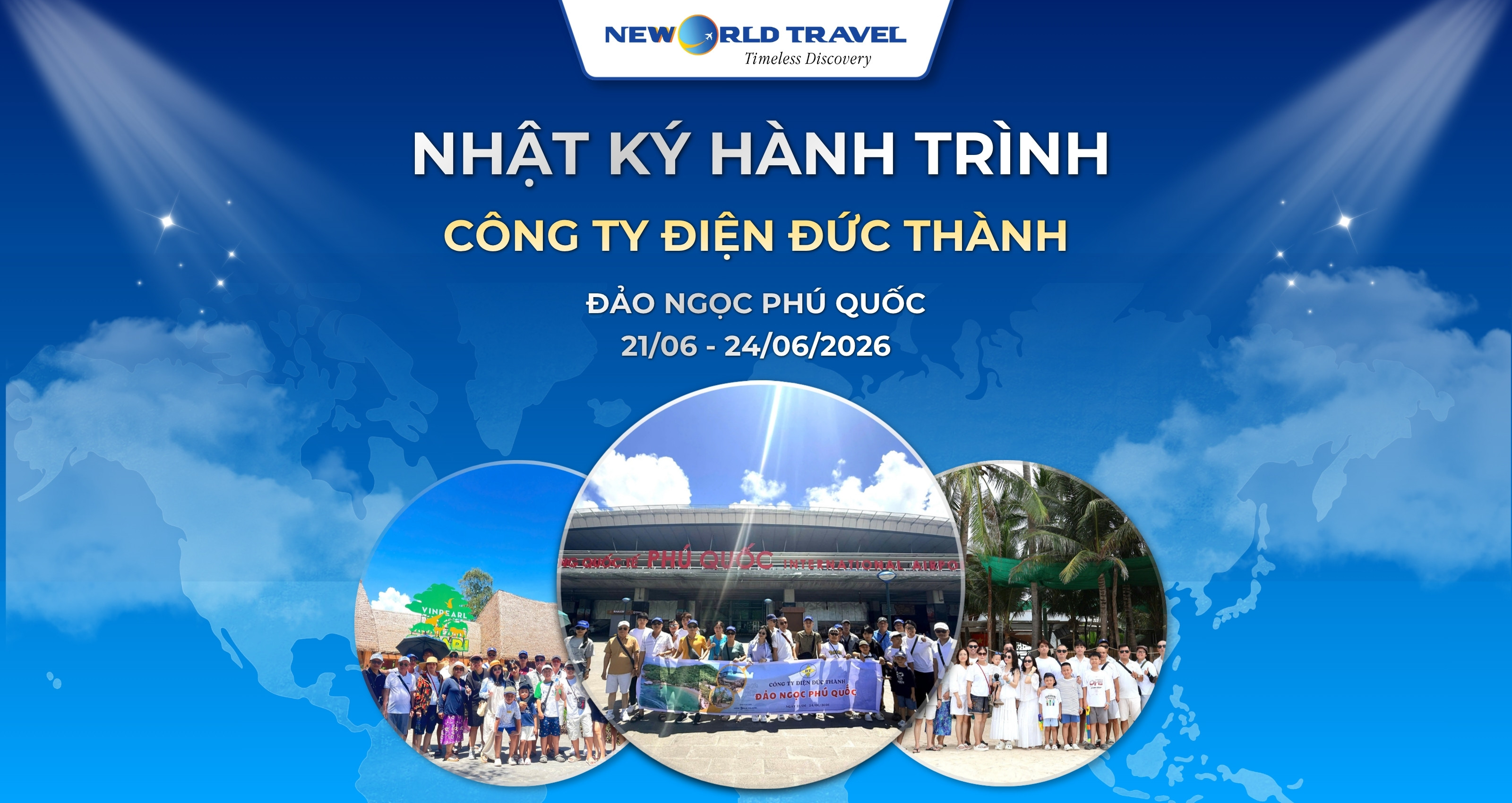 Công ty điện Đức Thành khám phá Đảo Ngọc Phú Quốc (21/06 - 24/06/2026)