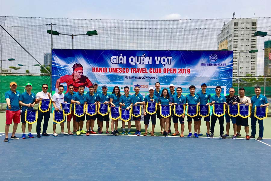 Giải Tennis Cup Hanoi Unesco Travel Club Open 2019