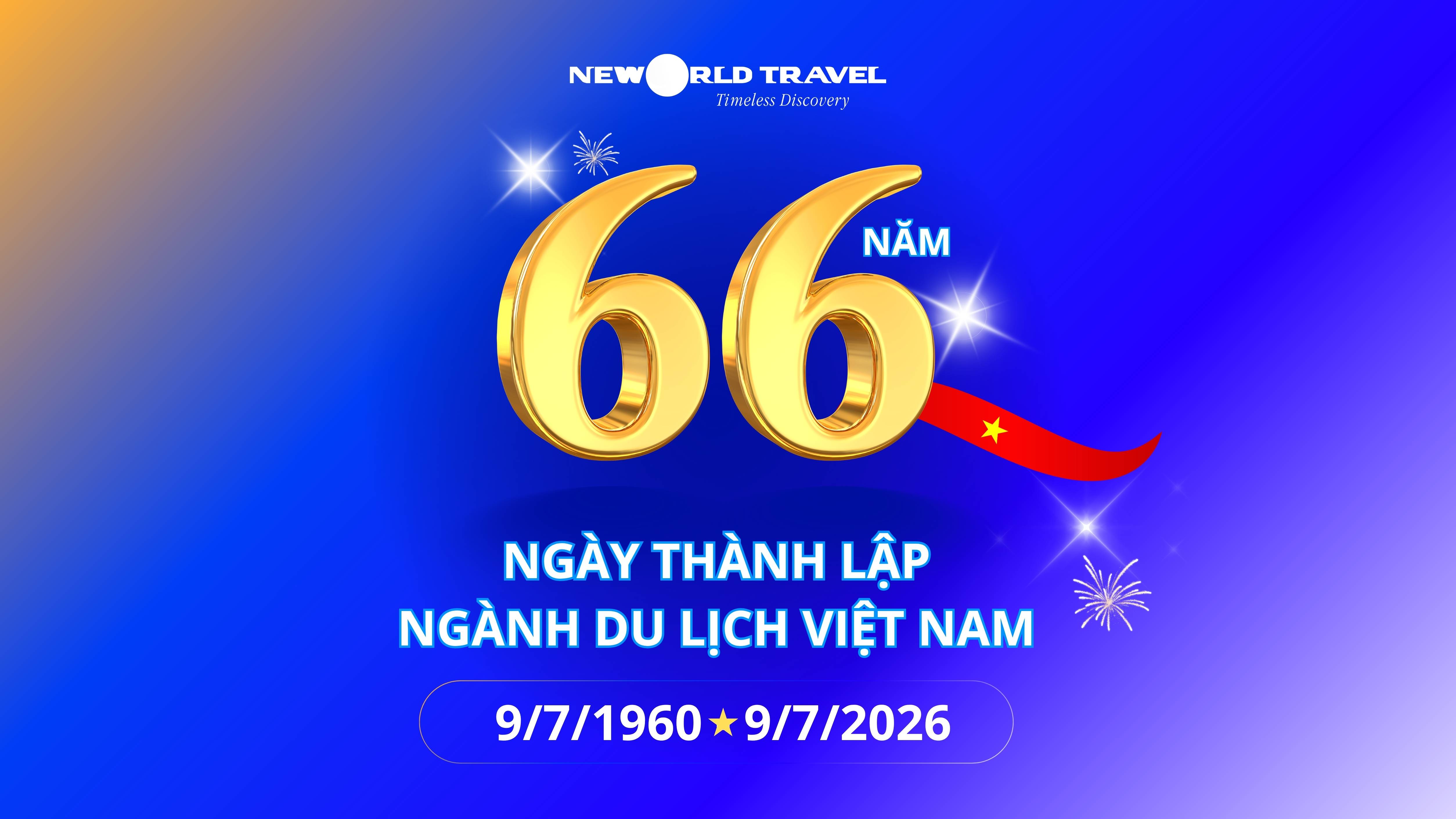 🇻🇳 CHÀO MỪNG 66 NĂM NGÀY THÀNH LẬP NGÀNH DU LỊCH VIỆT NAM
