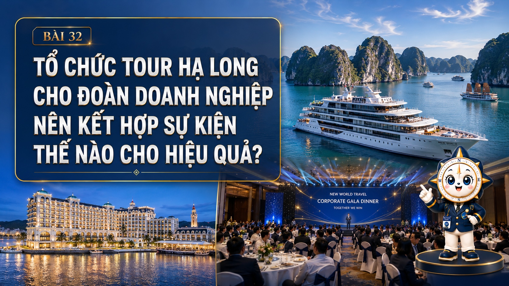 Tour Hạ Long cho đoàn doanh nghiệp nên kết hợp sự kiện thế nào cho hiệu quả?