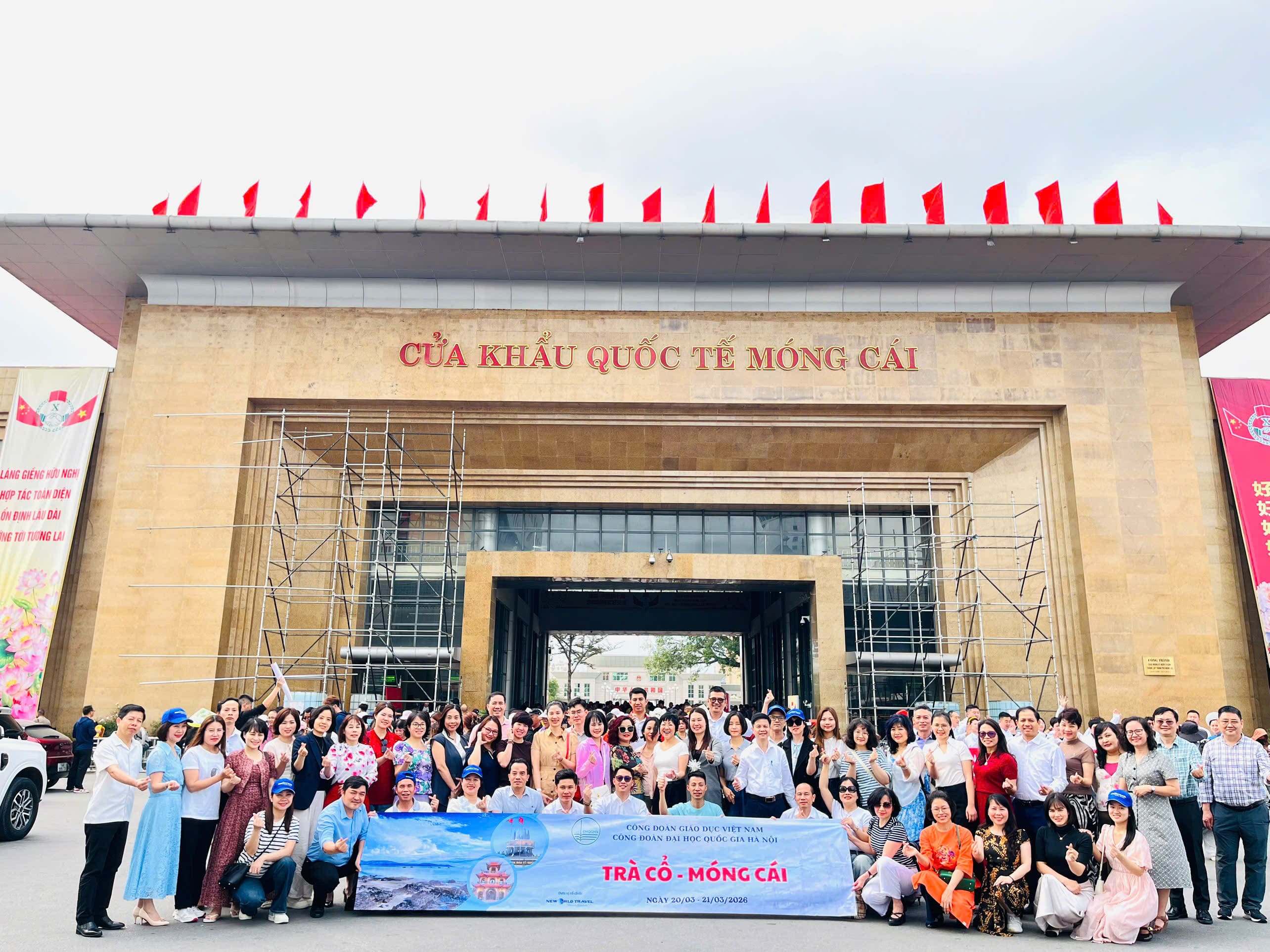 New World Travel đồng hành cùng Công đoàn ĐHQGHN tại Trà Cổ - Móng Cái 2N1Đ
