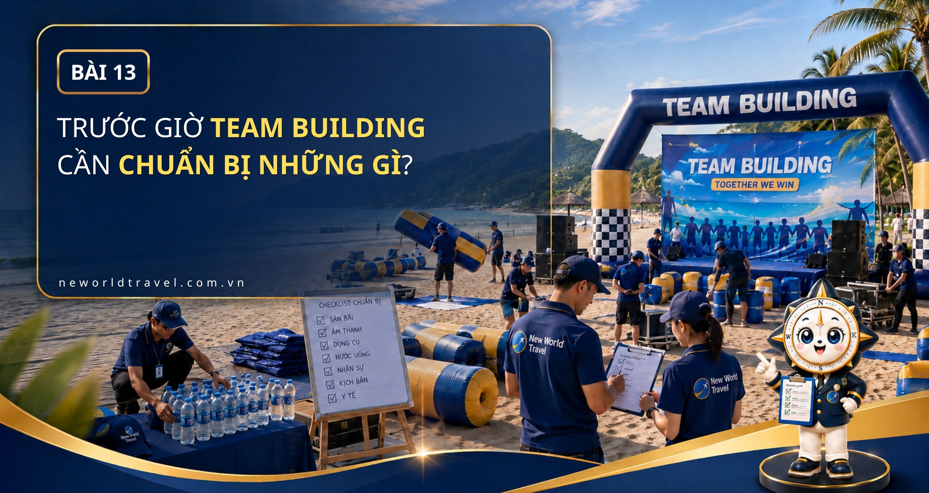 Trước giờ Team Building cần chuẩn bị những gì?