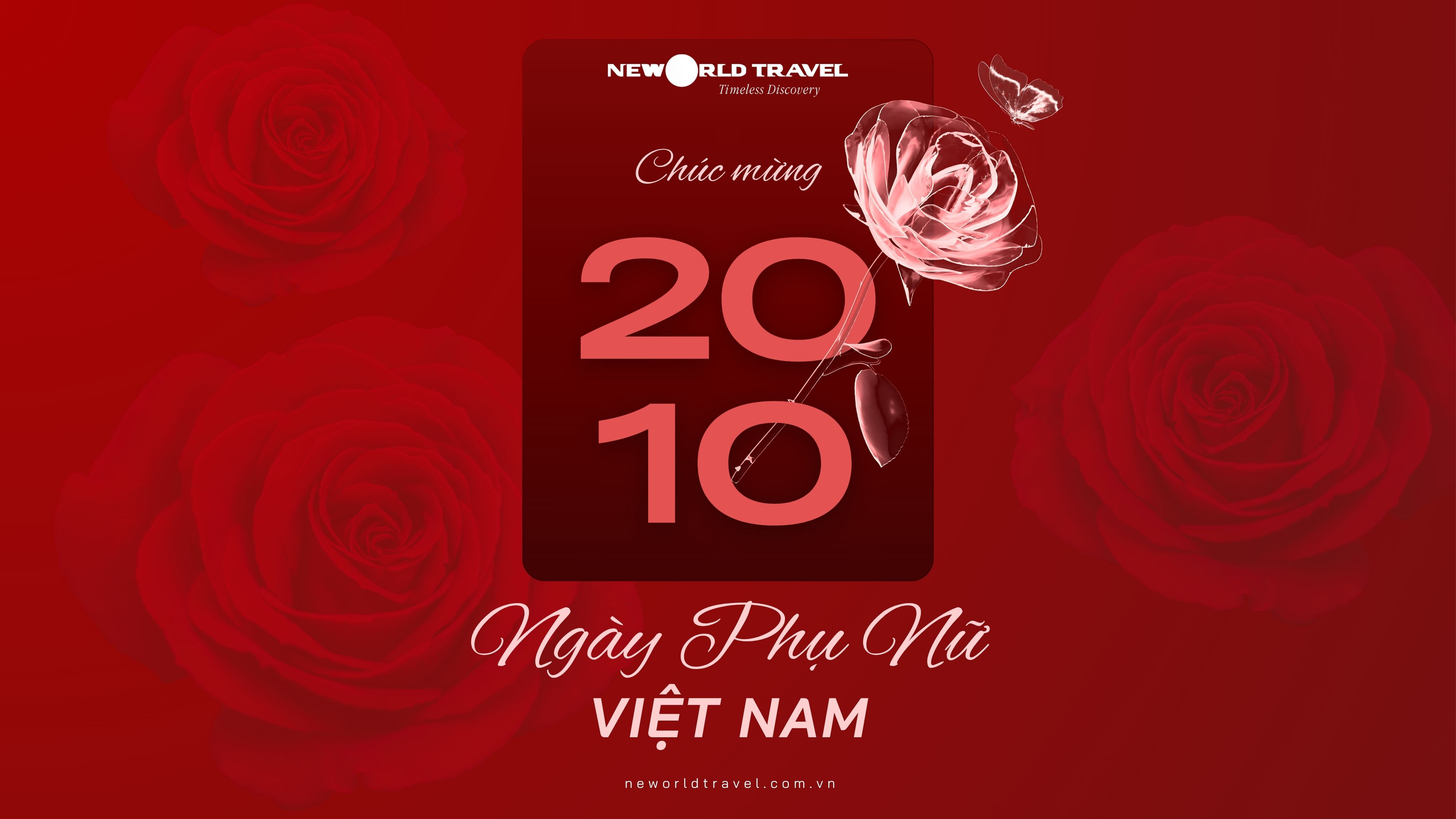 New World Travel chúc mừng Ngày Phụ nữ Việt Nam 20/10
