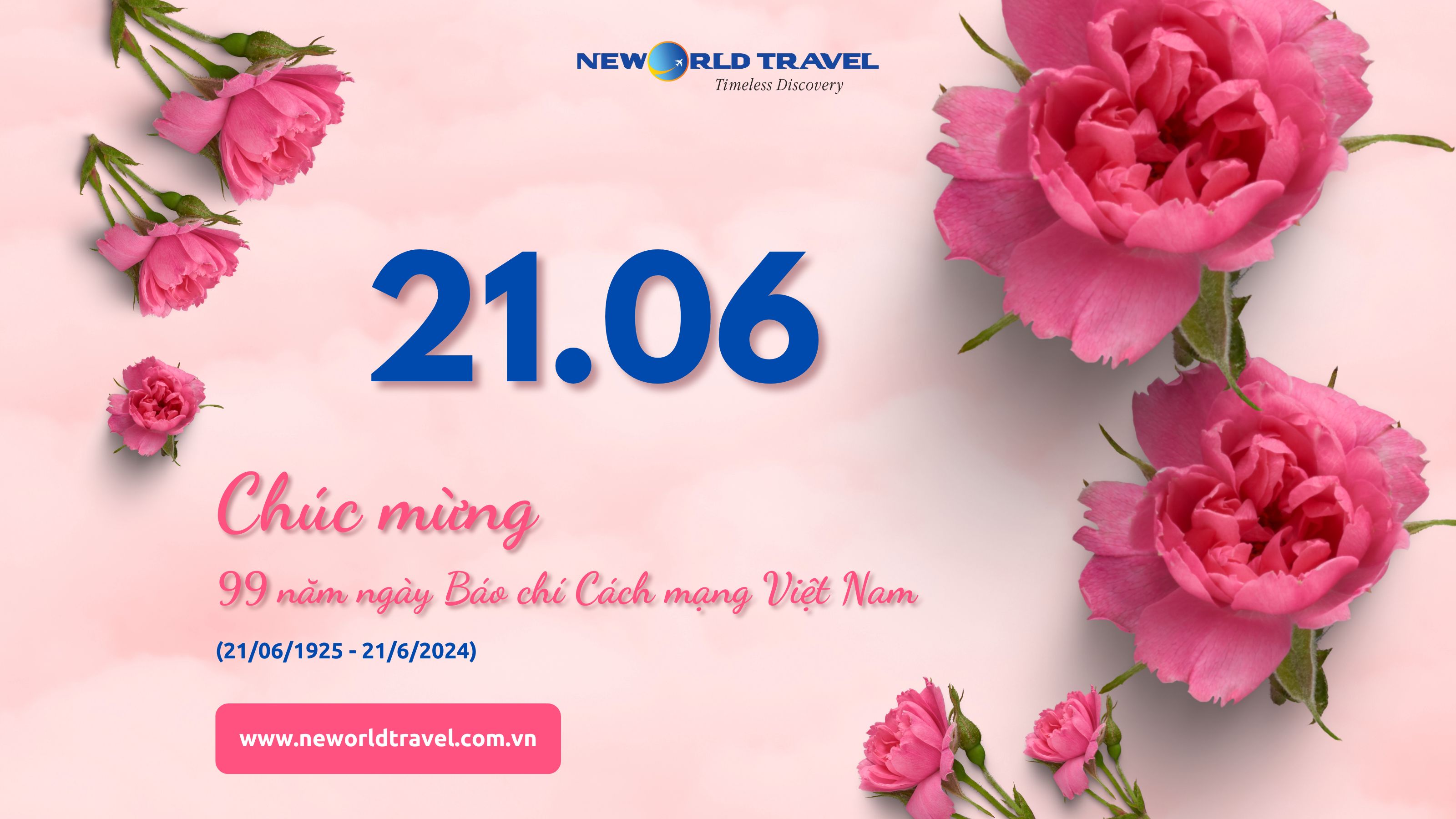 Chúc mừng 99 năm Ngày Báo chí Cách mạng Việt Nam (21/6/1925 - 21/6/2024)