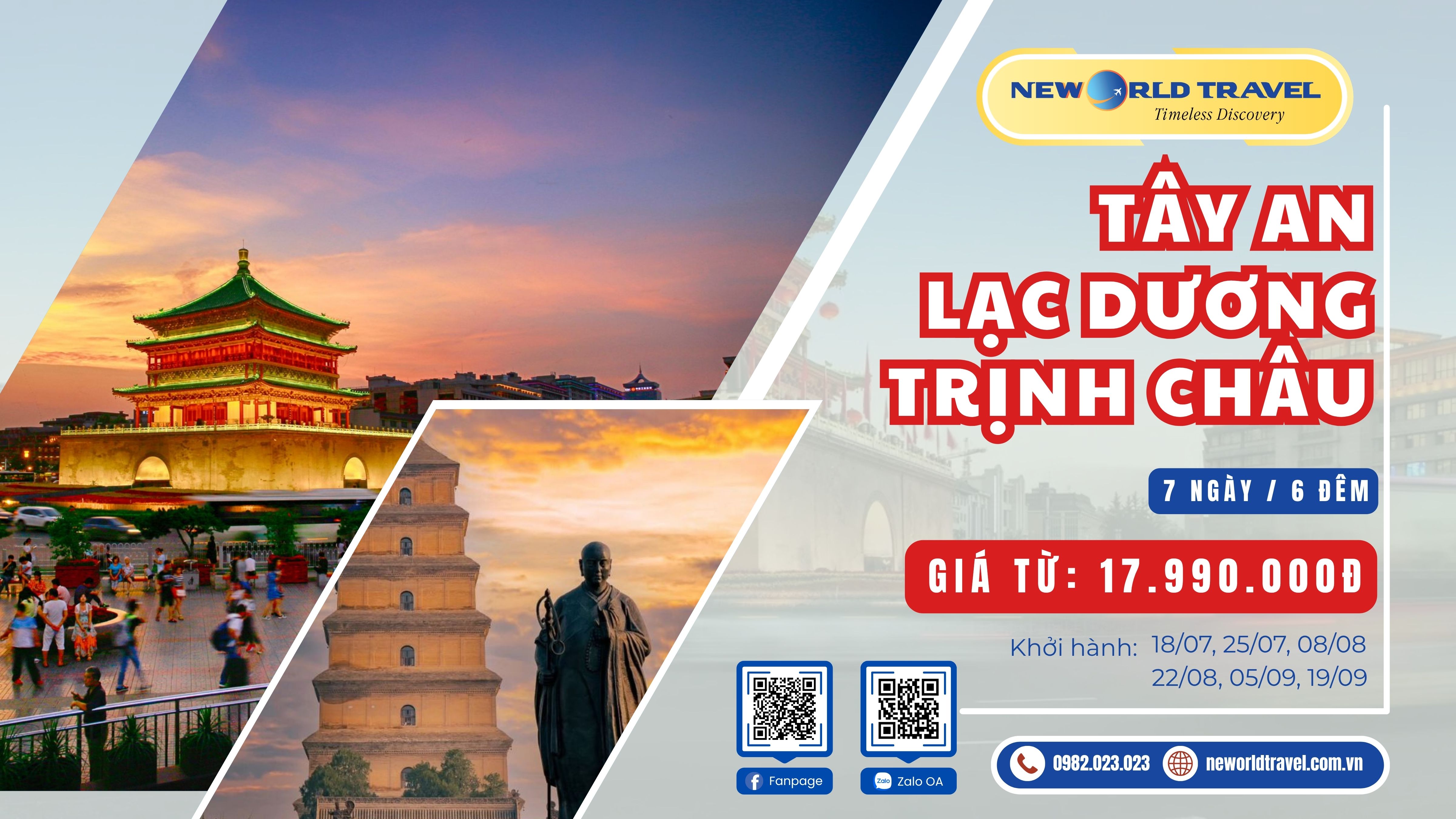 Khám phá Tây An - Lạc Dương - Trịnh Châu 7N6Đ ️🎉 Giá từ 17.990.000đ