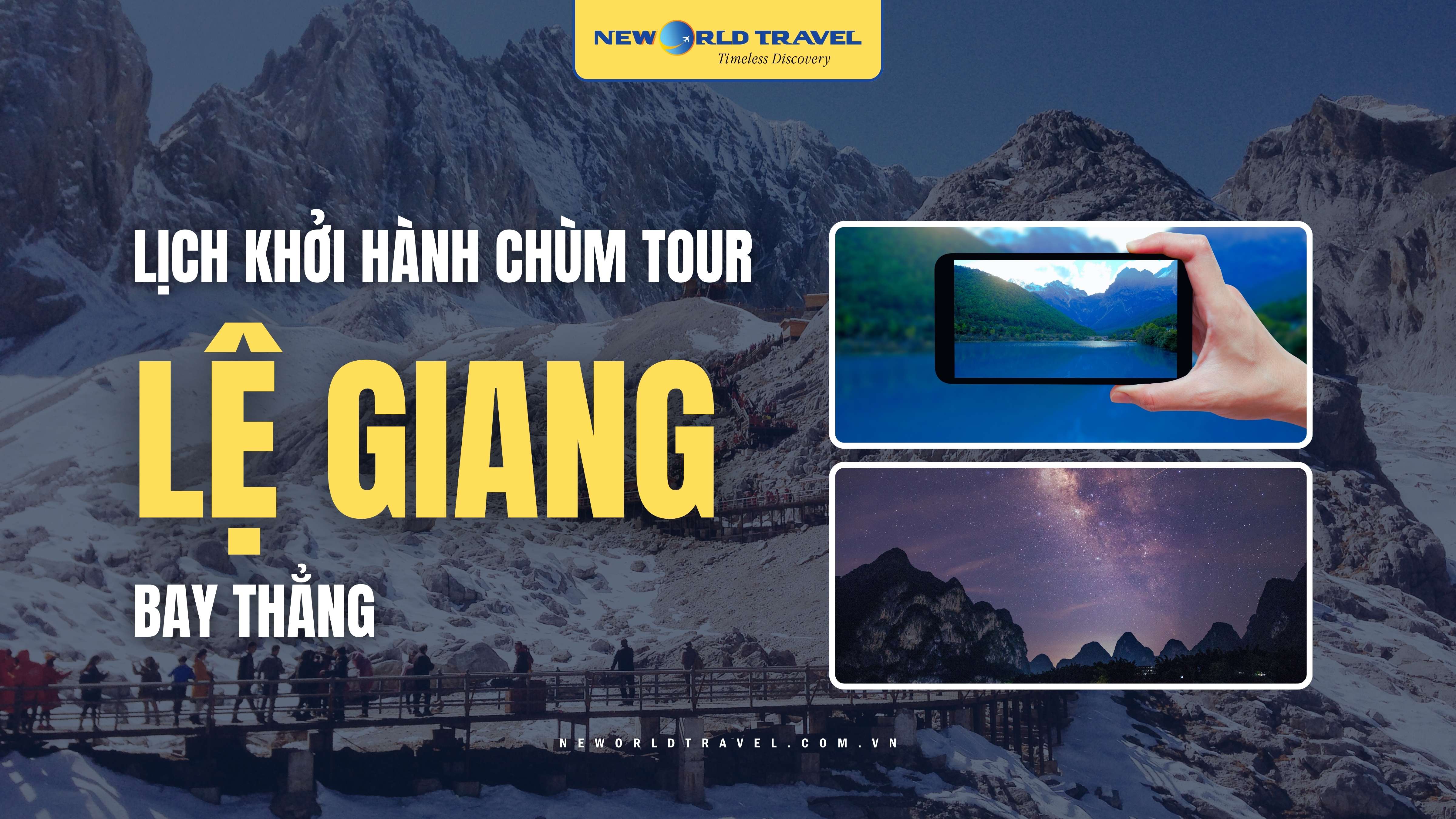 🇨🇳 Lịch khởi hành chùm tour Lệ Giang bay thẳng ✈