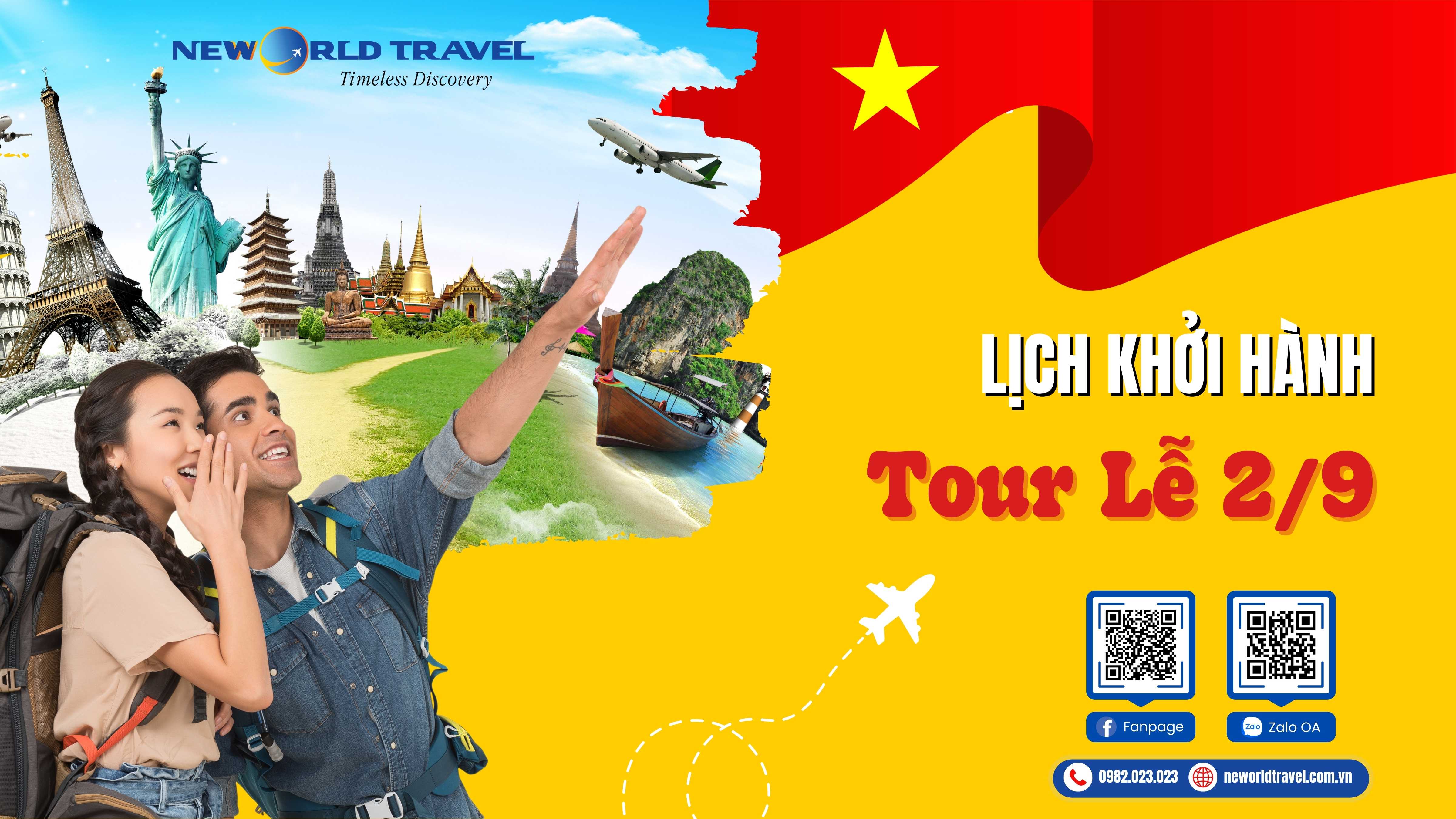 ✈️ Lịch khởi hành Tour Lễ 2/9 🇻🇳 Ưu đãi đặc biệt, số chỗ có hạn!