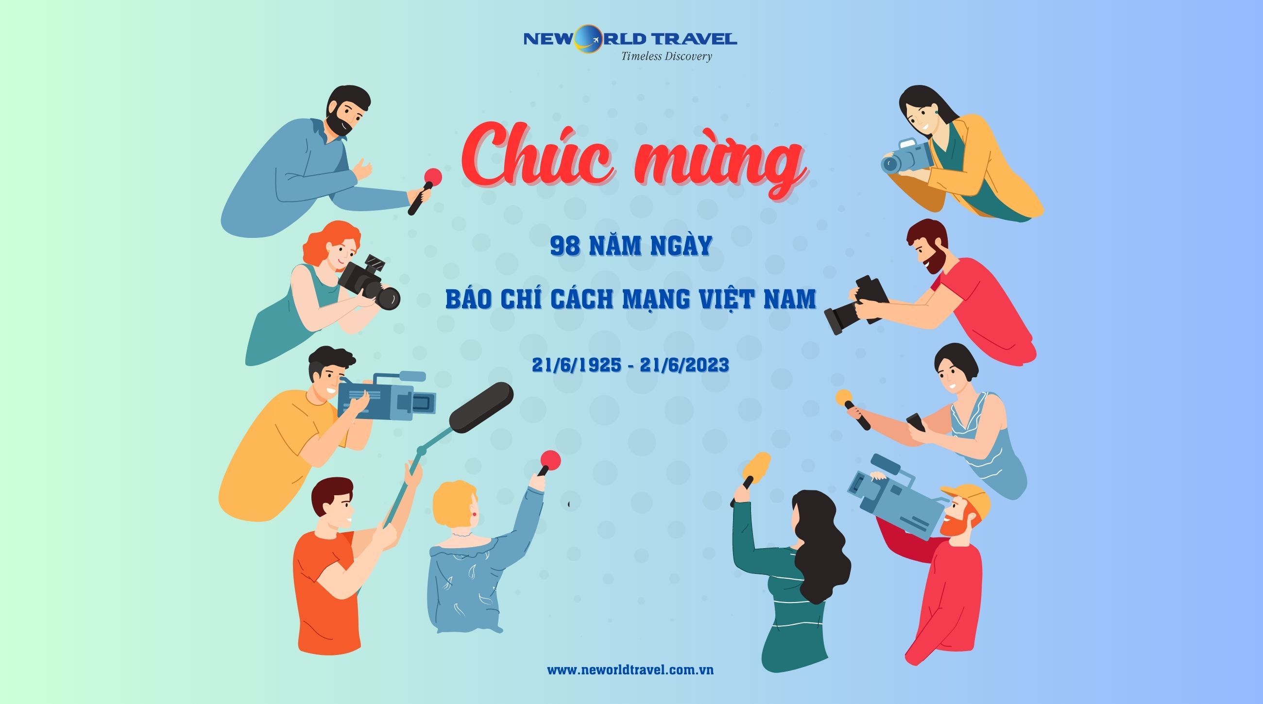 CHÚC MỪNG 98 NĂM NGÀY BÁO CHÍ CÁCH MẠNG VIỆT NAM (21/06/1925 - 21/06/2023)