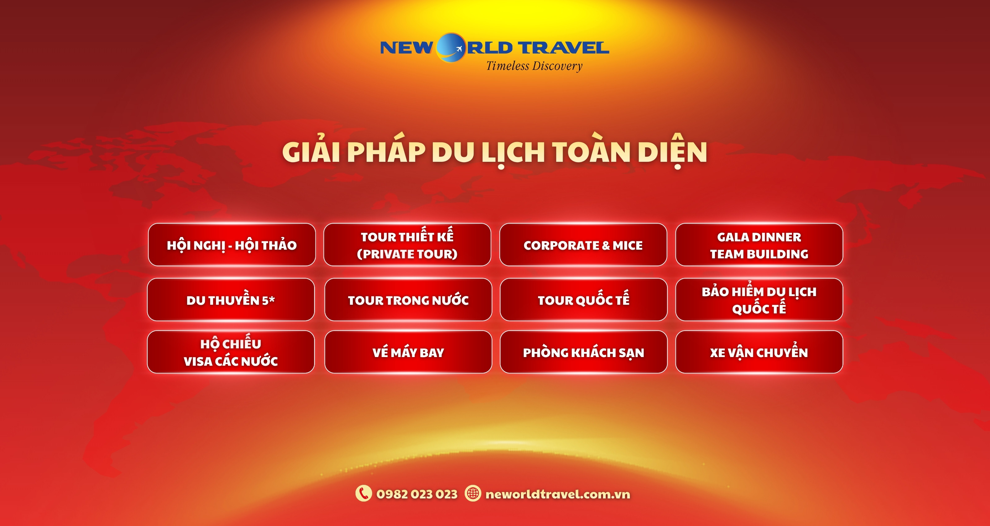 New World Travel - Giải pháp du lịch toàn diện, đẳng cấp và khác biệt