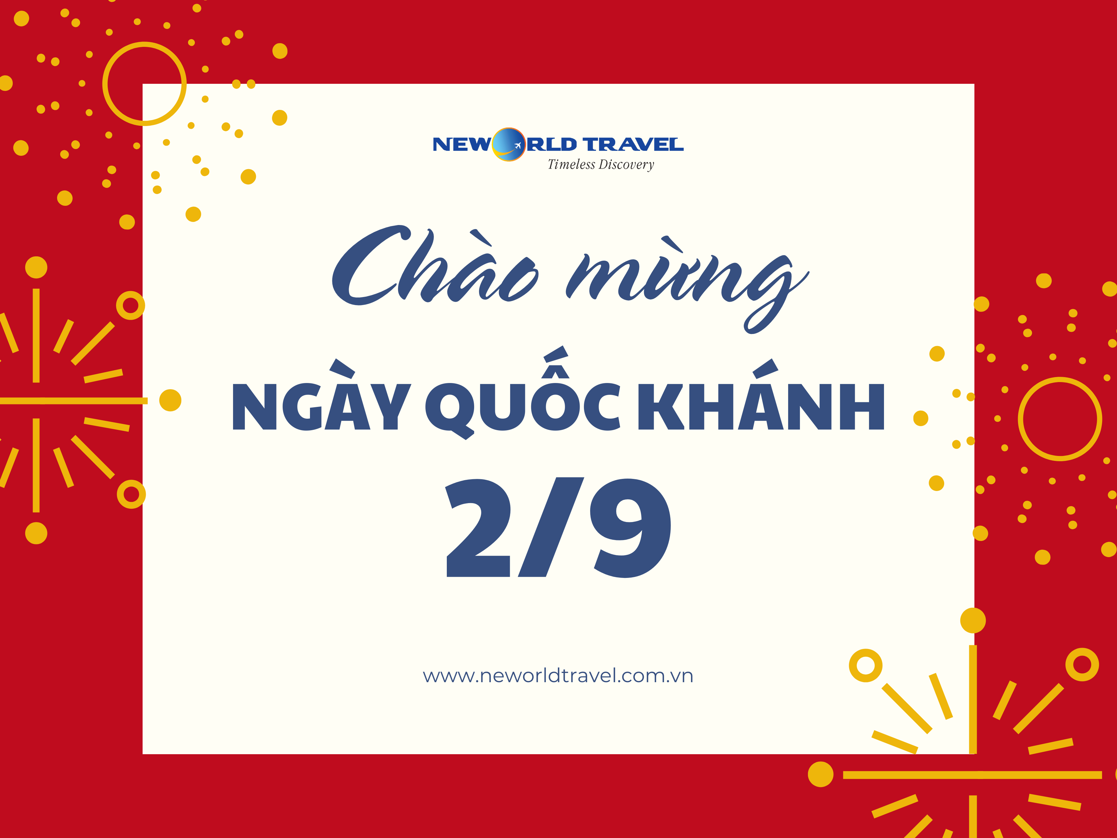 NHIỆT LIỆT CHÀO MỪNG NGÀY QUỐC KHÁNH 2/9